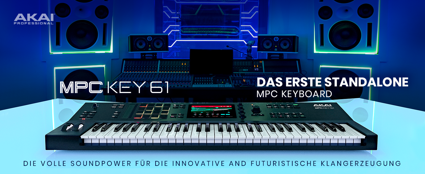 Akai Professional MPC Key 61 - Standalone-Synthesizer-Keyboard für